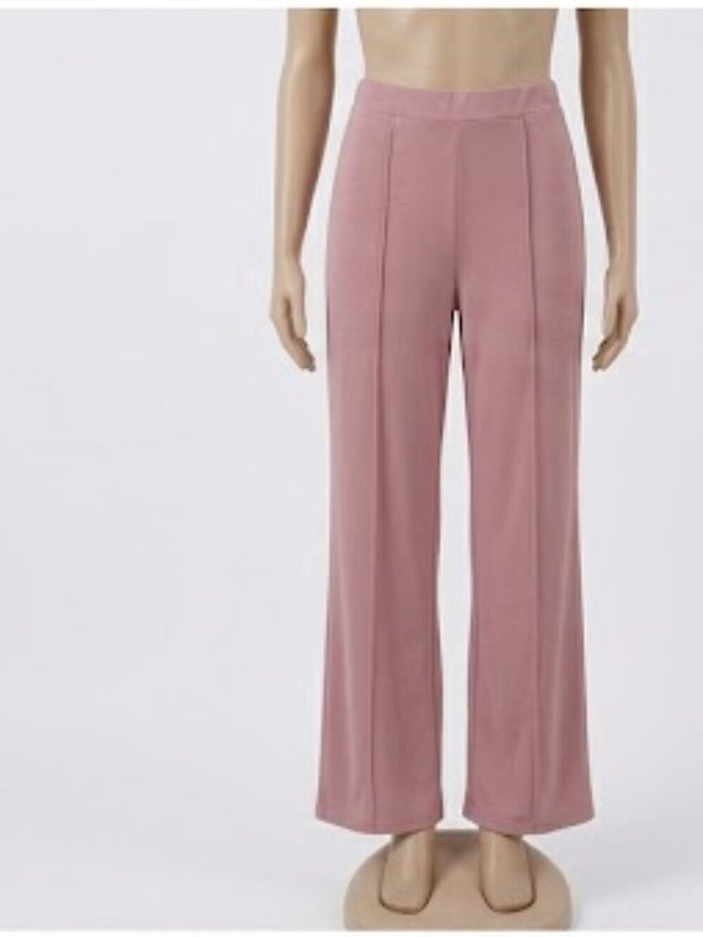 SHEIN Dusty Pink Wide Leg Pants High Rise M